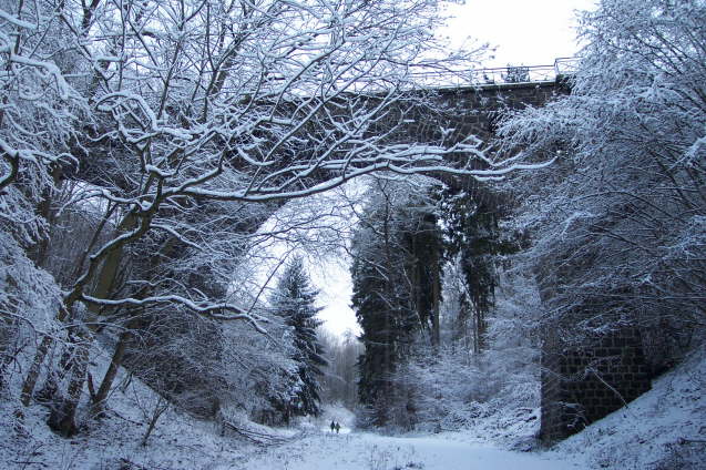 Winterliche Hohe Brcke (Winter 2001/2002)