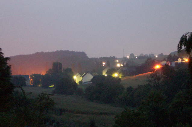 Blick ins Martinstal mit Nebel (Frhjahr 2002)